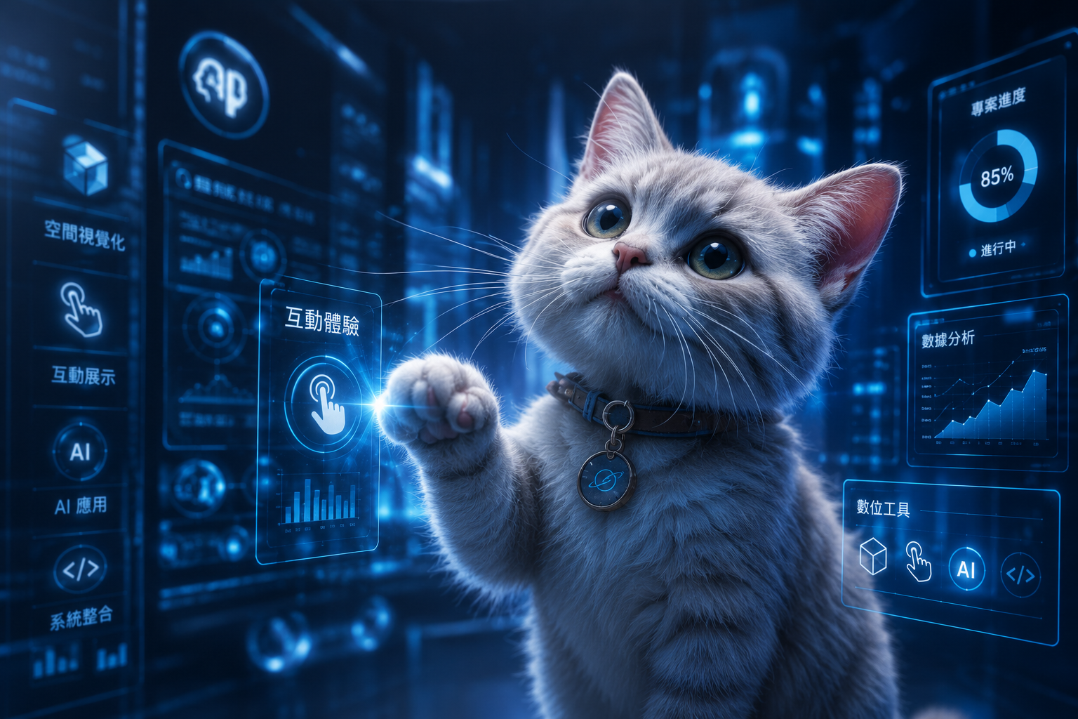 AI interactive cat assistant